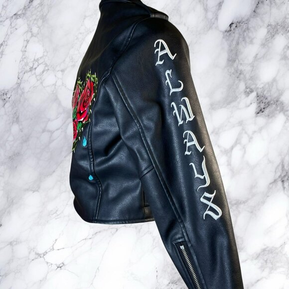 UNIF Forever Moto Jacket in Black - Picture 8 of 12